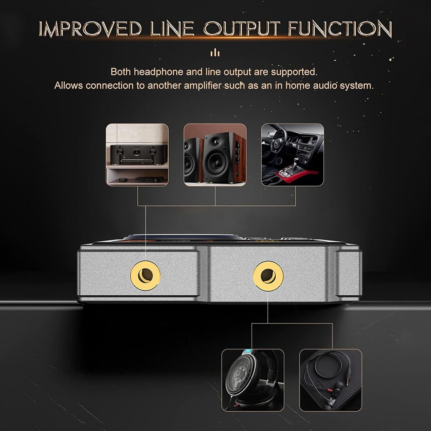 Bluetooth 5.3 MP3 Player HiFi 2.4" HD Screen Retro Scroll Wheel