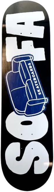 Skateboard Deck 8.5" Black 7-Ply Canadian Maple Street & Park