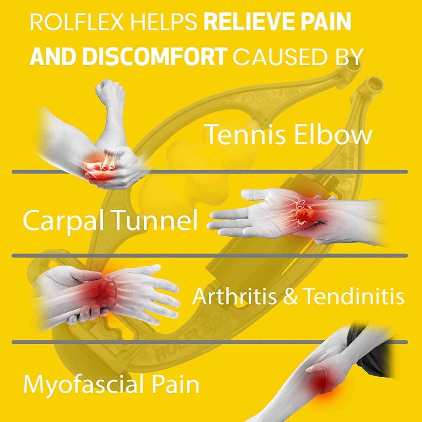 Full Body Foam Roller Massager for Deep Muscle Relief & Trigger Point Therapy