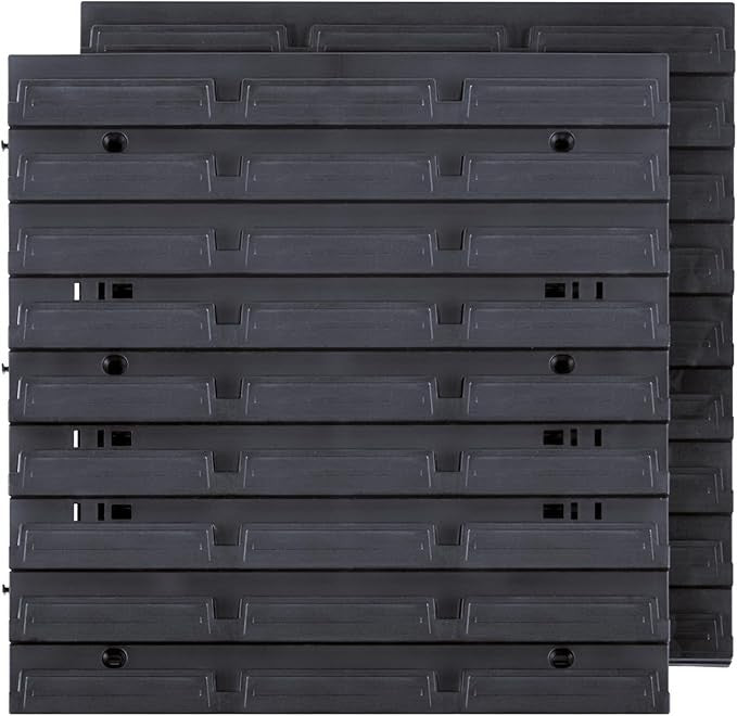 Garage Workshop Peg Board Storage Bin Wall Organizer Tool Rack