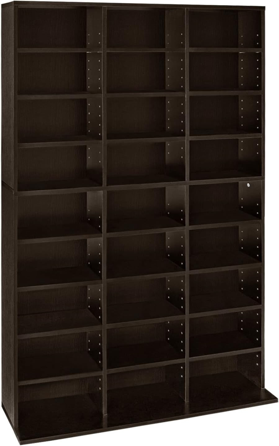 CD DVD Storage Cabinet 24 Shelf Media Tower Bookcase Holds 837 CDs