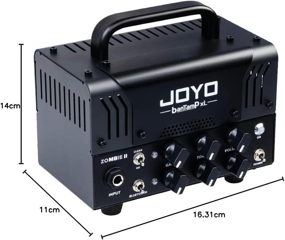 Zombie-II BanTamp XL 20W Mini Guitar Amp Head Hybrid Tube 2-Channel Bluetooth