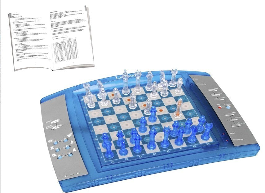 Electronic Chess Game with LEDs | Sensitive Touch Keyboard | 64 Levels | Family