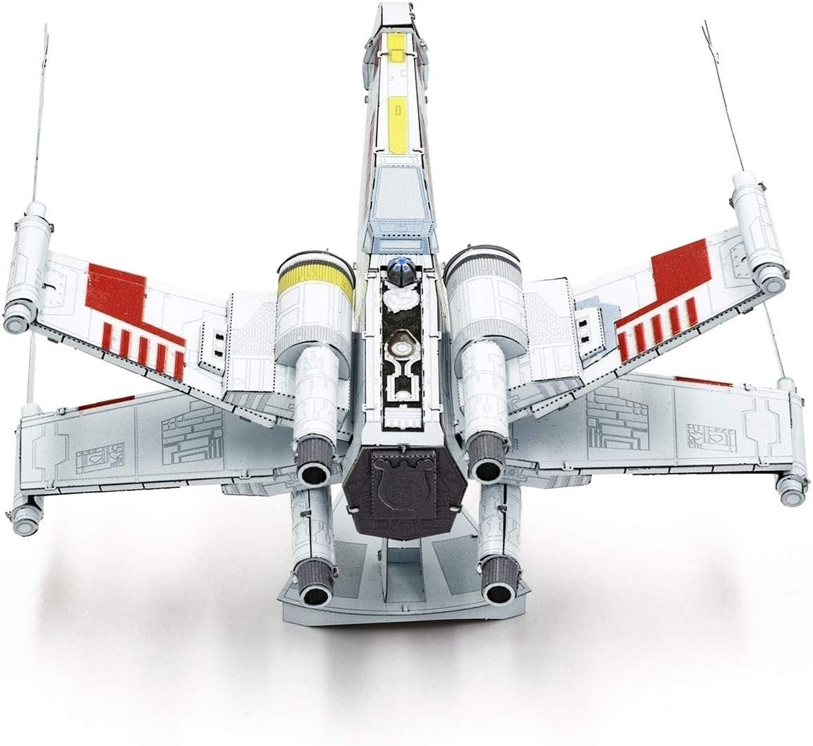 3D Metal Starfighter Puzzle Model Kit Sci-Fi DIY Steel Collectible