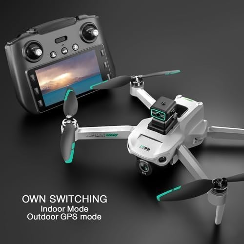 GPS Drone 4K for Adults, 60 Min Flight, 3 Batteries, Obstacle Avoidance