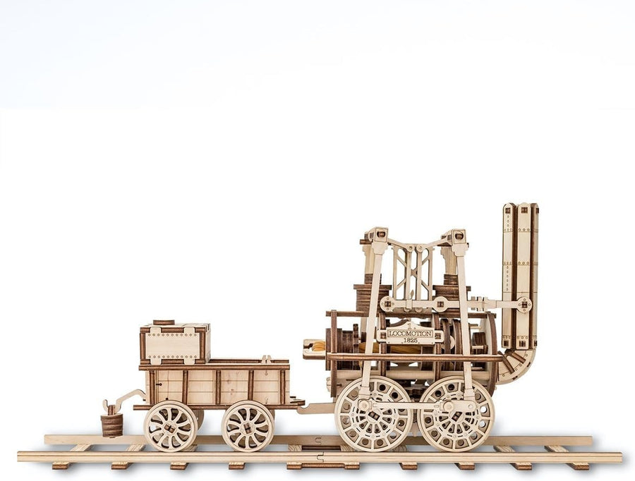325PCS 3D Wooden Steam Train Puzzle Kit – DIY Mechanical Model Gift