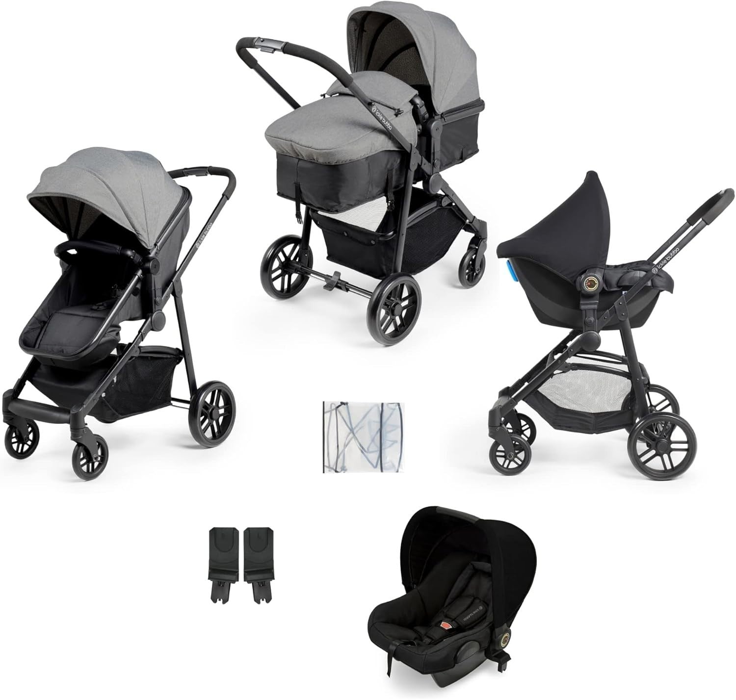 3 in 1 Travel System Pram Pushchair Car Seat Newborn to 3 Years