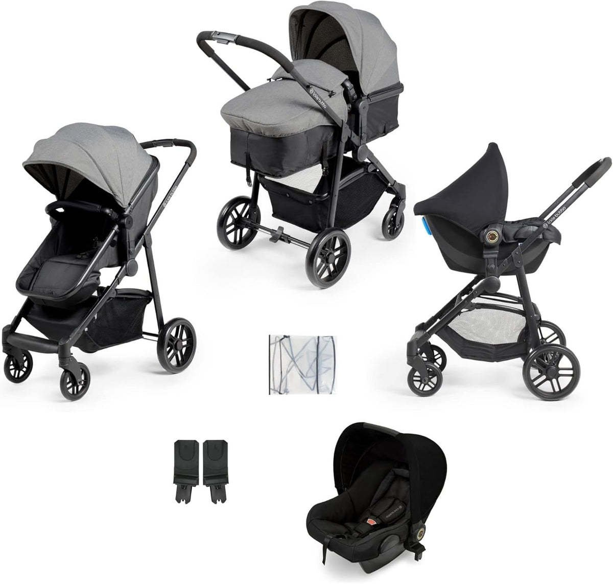 3 in 1 Travel System Pram Pushchair Car Seat Newborn to 3 Years