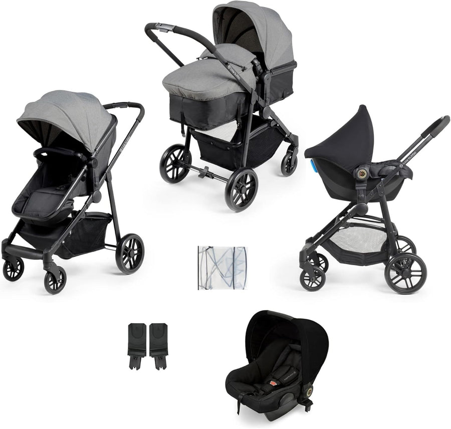 3 in 1 Travel System Pram Pushchair Car Seat Newborn to 3 Years
