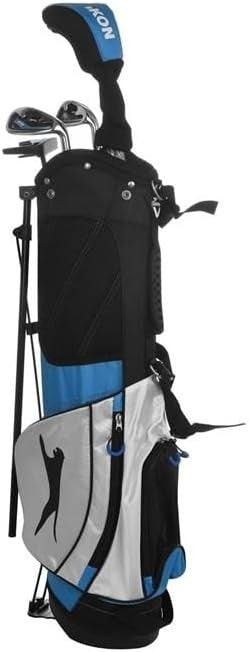 Junior Golf Club Set Ages 9–11 Right Hand Graphite Stand Bag Blue
