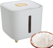 10KG Airtight Rice Storage Container Clear Window Grain Dispenser