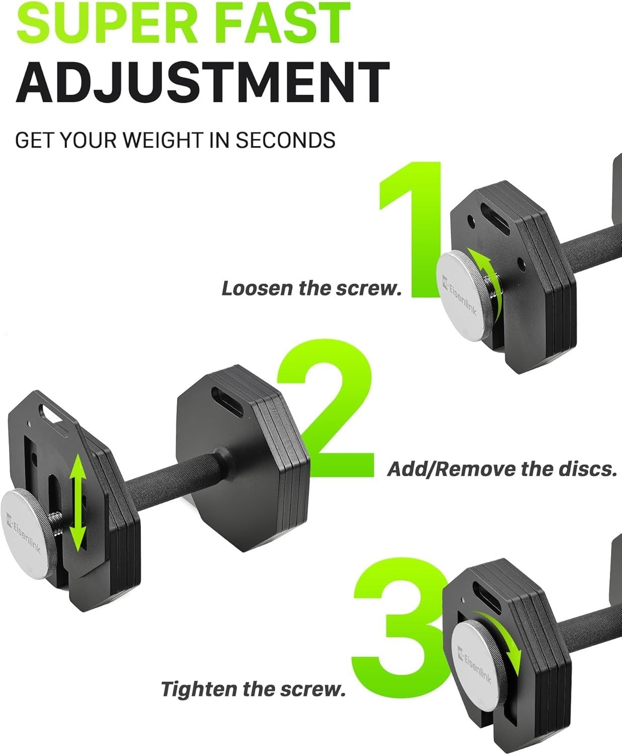 Octagonal Adjustable Dumbbell 4–36kg Anti Slip Handle Compact Home Gym