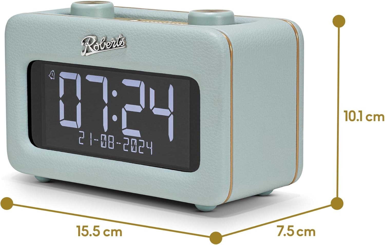 DAB Digital Alarm Clock Radio Bluetooth Bedside Speaker Dual Alarm