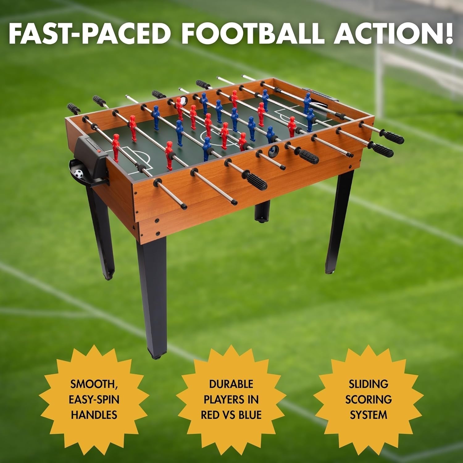 3 in 1 Sports Game Table Air Hockey Pool Football Kids Family Fun
