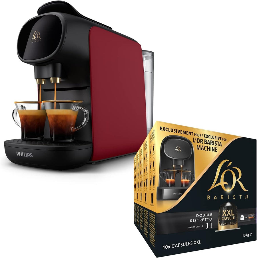 Espresso Coffee Machine | Double Shot Capsule System | 19 Bar Pressure | 1.2L