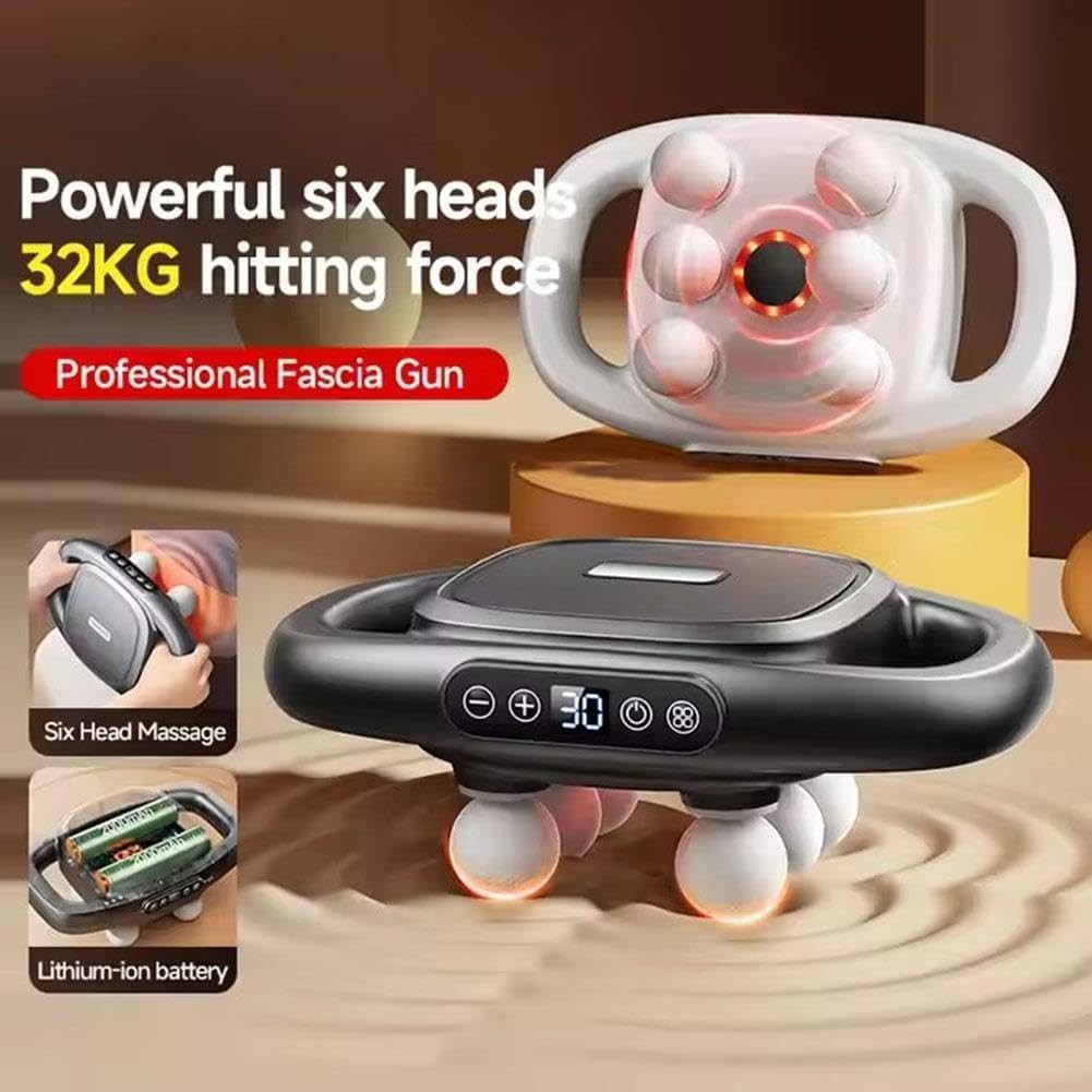 16 Head Deep Tissue Massage Gun Quiet Red Light Muscle Pain Relief