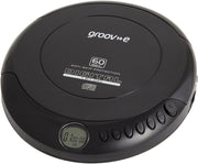 Retro Portable CD Player Anti Skip Programmable Earphones Included Black