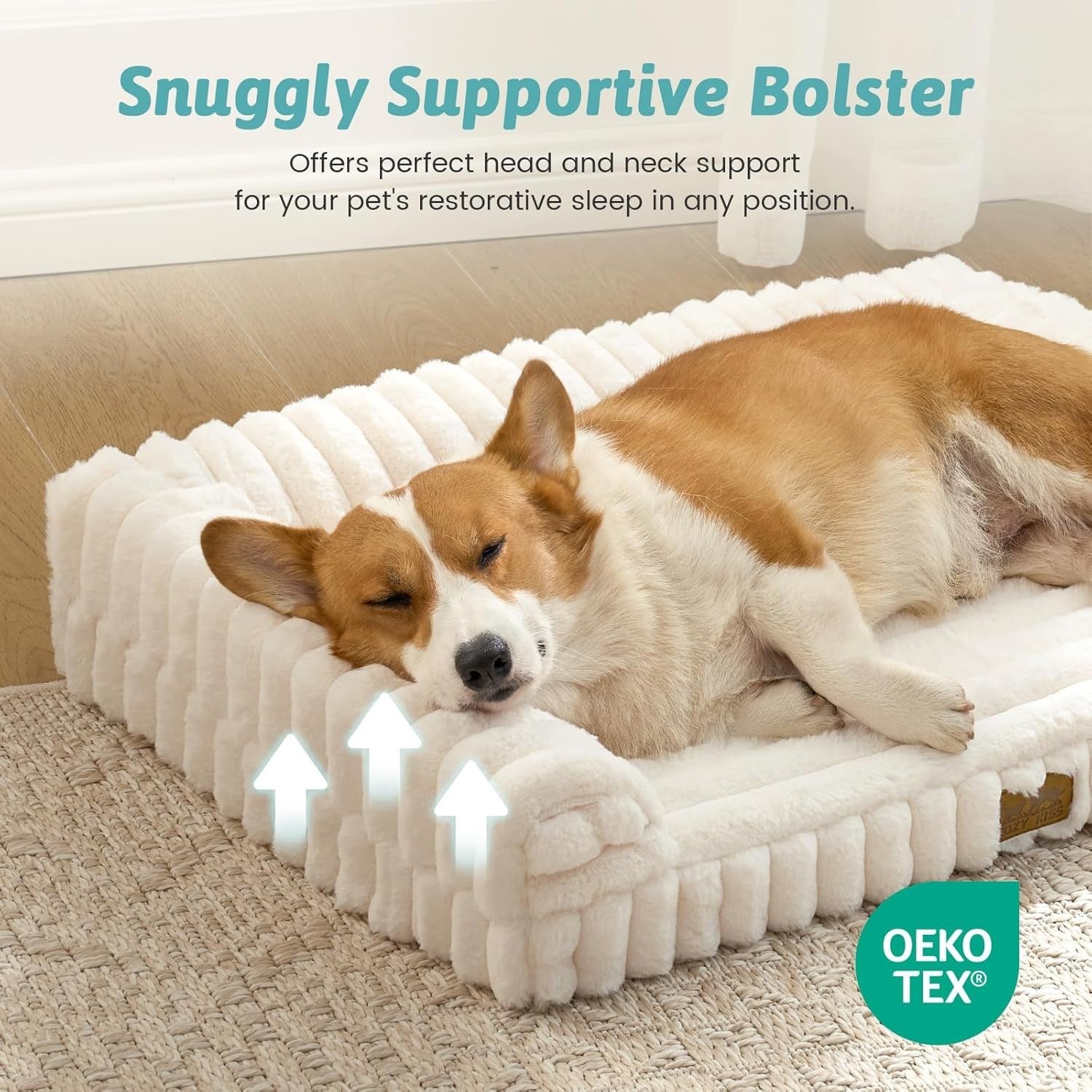 Large Orthopedic Dog Sofa Bed 90x68cm Washable Waterproof