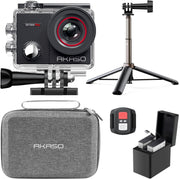 4K Action Camera Waterproof WiFi Touchscreen Sports Cam Tripod