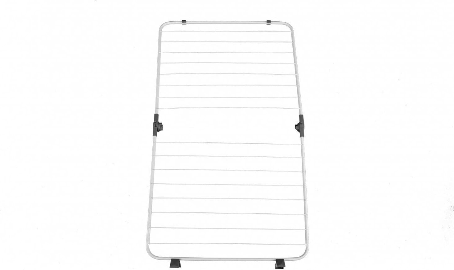 Over Bath Clothes Airer Folding Laundry Drying Rack 10m Space Saving White