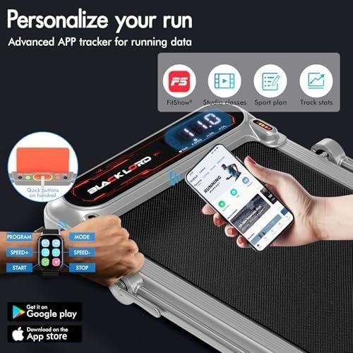 Foldable 4-in-1 Walking Pad Treadmill 3HP Under Desk 11KM/H Incline LED