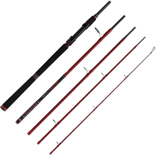 2.4m Spinning Fishing Rod Carbon Travel SW Spin 4-Piece