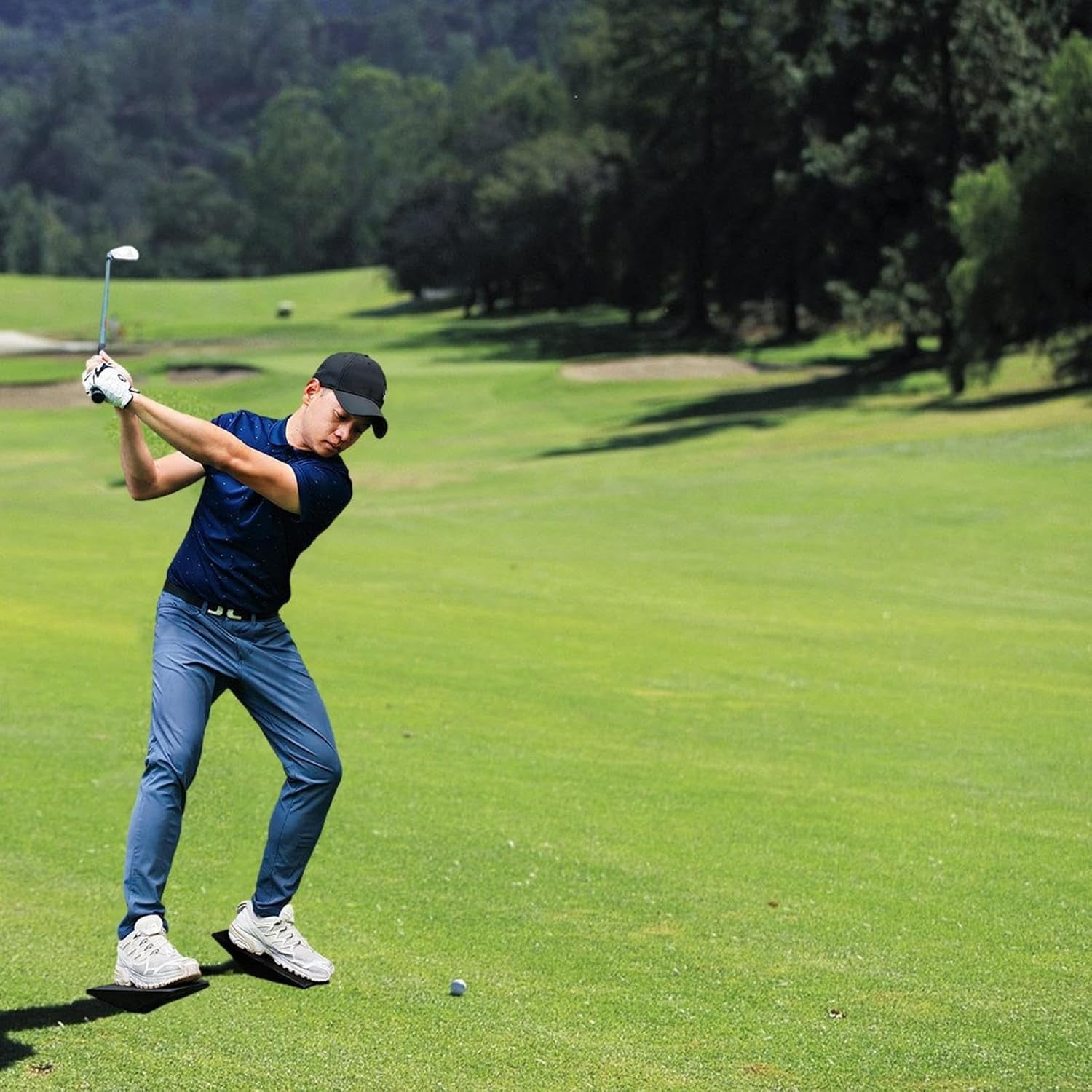 Golf Swing Training Aid Putting Pressure Plate Trainer