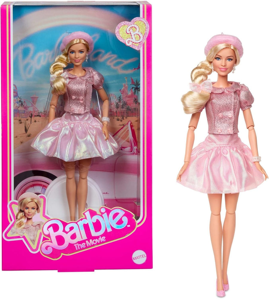 Movie Inspired Pink Tutu Fashion Doll Blonde Hair Jewelry