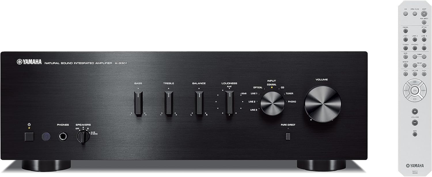 A-S301 Stereo Amplifier 60W DAC HiFi Home Audio Receiver