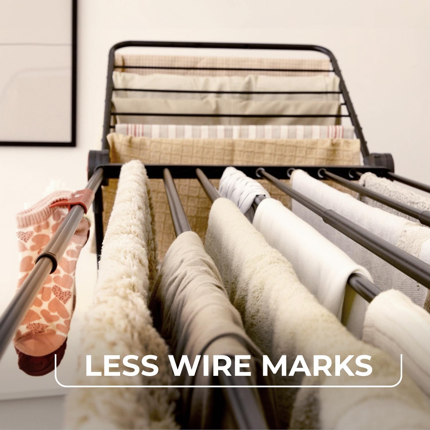 Large Extendable Clothes Airer Drying Rack Folding Heavy Duty Indoor
