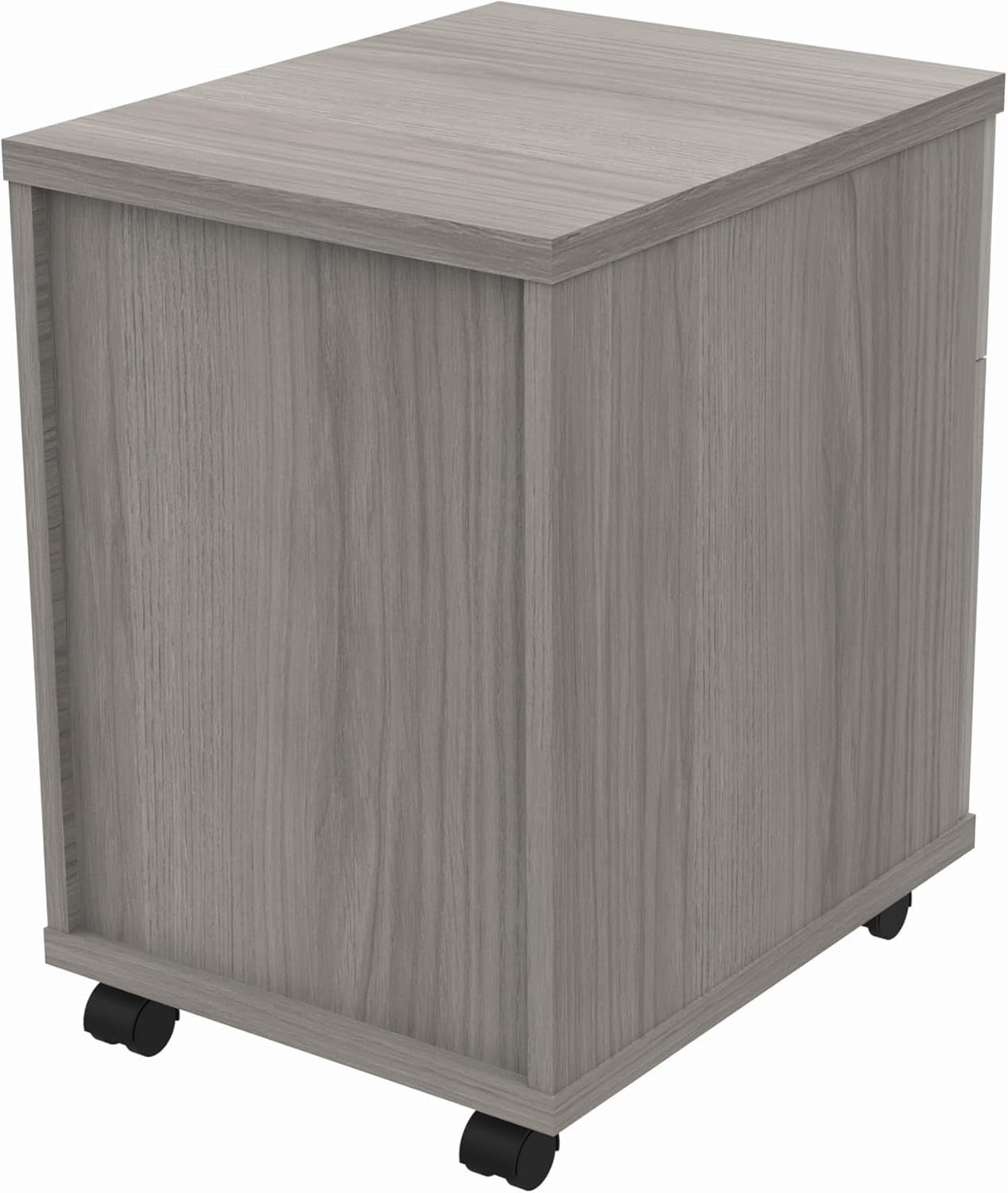 Lockable 2 Drawer Mobile Filing Cabinet Pedestal Office Storage Grey Heavy Duty