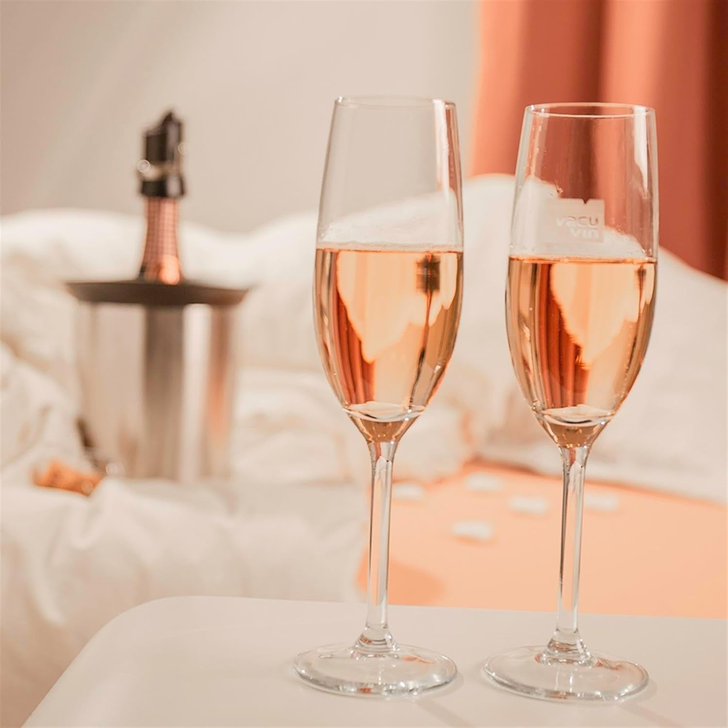Champagne Bottle Cooler Ice-Free Stainless Steel Fast Chill Reusable Sleeve
