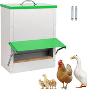11KG Automatic Chicken Feeder Metal Weatherproof Hanging