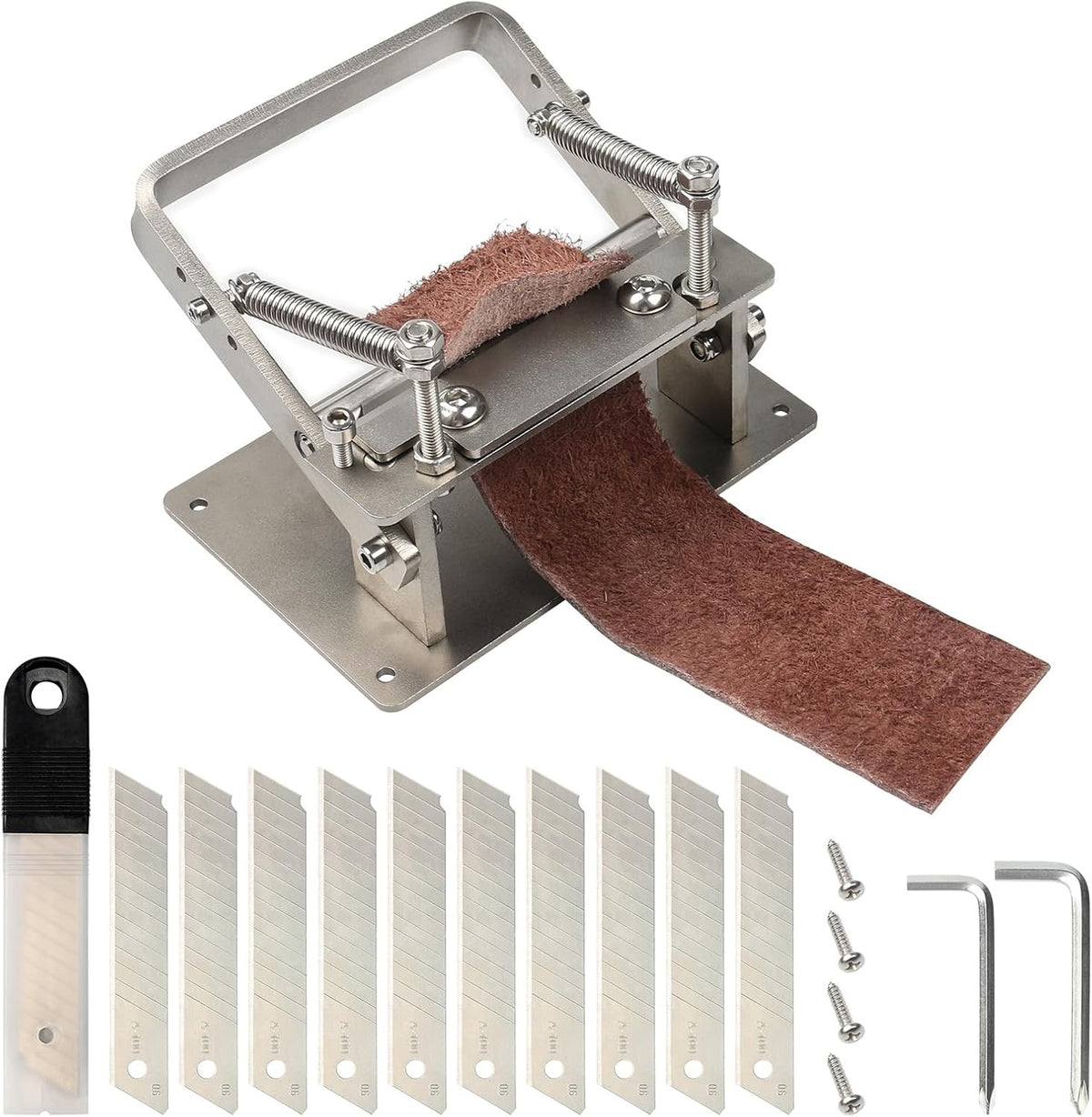 Manual Leather Skiver Machine Adjustable Thickness Leather Peeling Tool