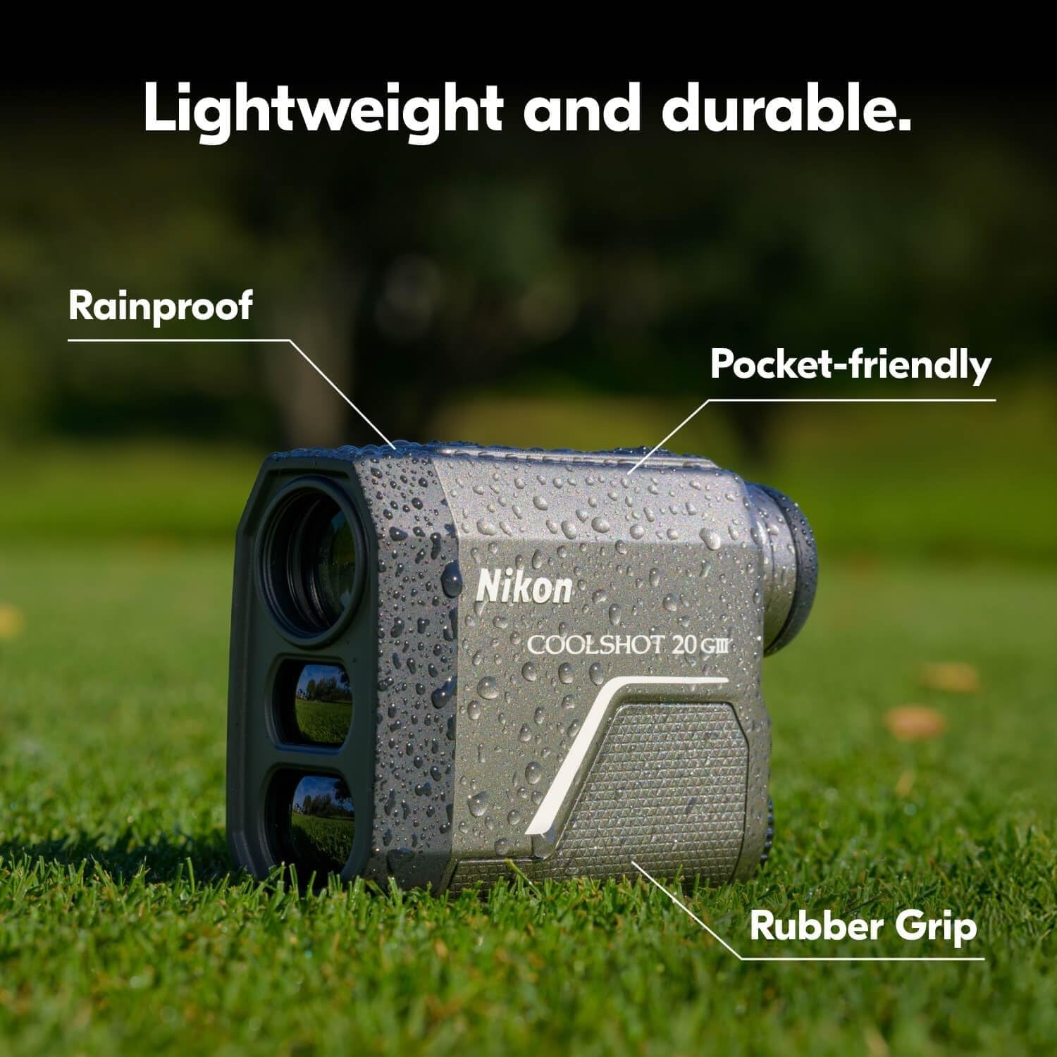 Golf Rangefinder 800 Yards Slope Compensation 6X Optics