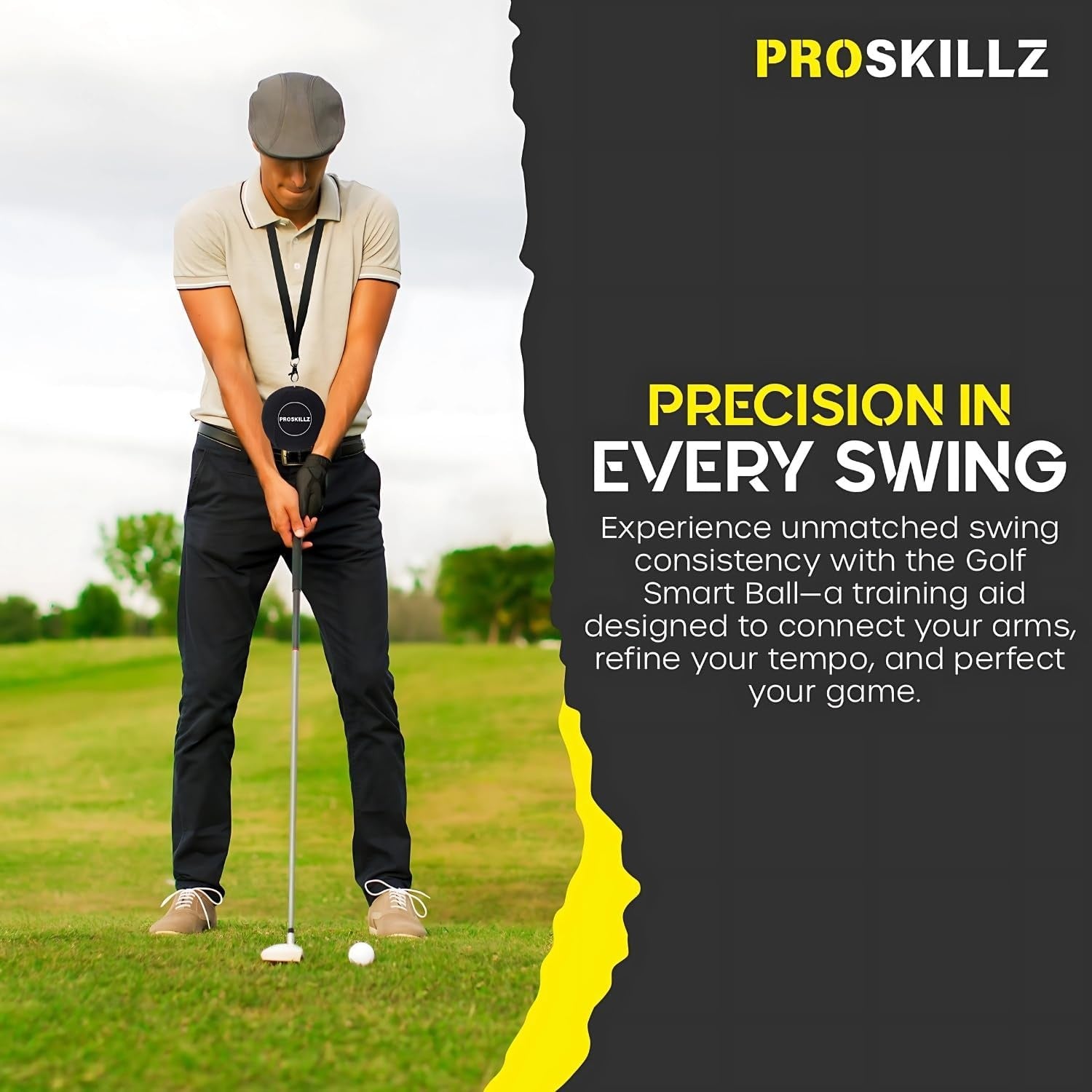 30 Minute Online Golf Lesson + Smart Training Ball 1-1 PGA Coaching