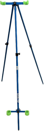 Telescopic Sea Fishing Tripod 2-Rod Holder Glow Cups Aluminium Stand
