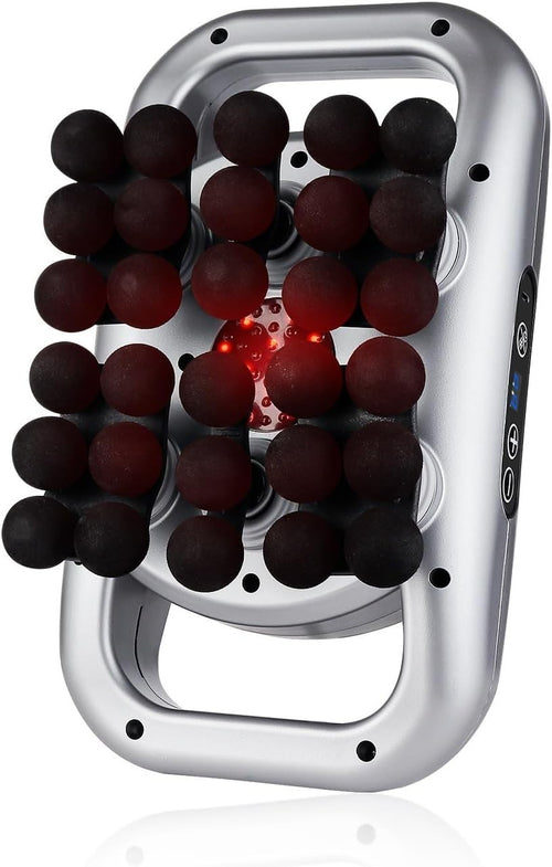 30 Head Deep Tissue Massage Gun Red Light Therapy Full Body Muscle Relief