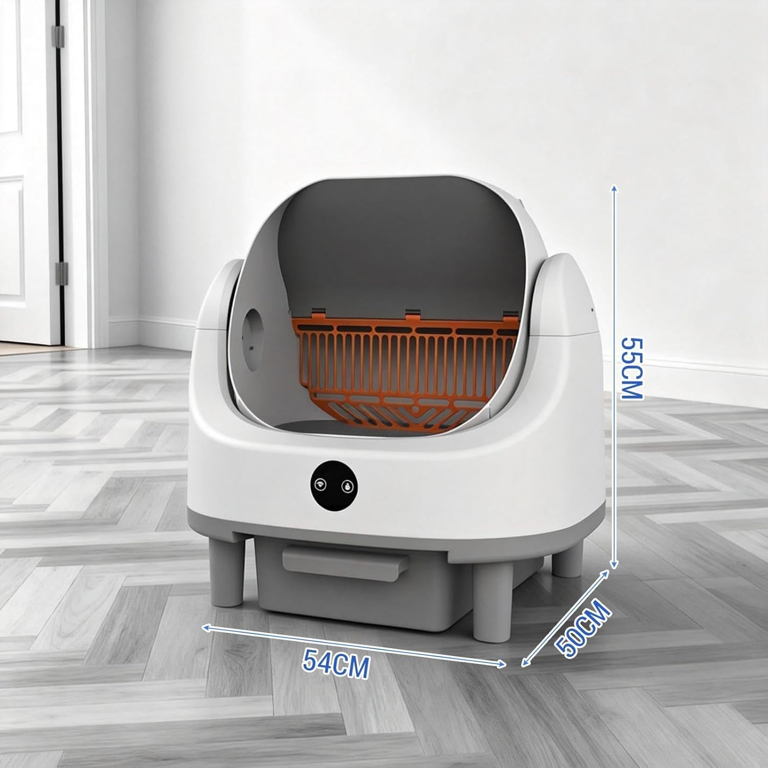 Self Cleaning Cat Litter Box App Control Open Top Smart Auto XL