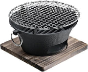 Mini Cast Iron Charcoal BBQ Grill Tabletop Stove – Portable Outdoor Hibachi