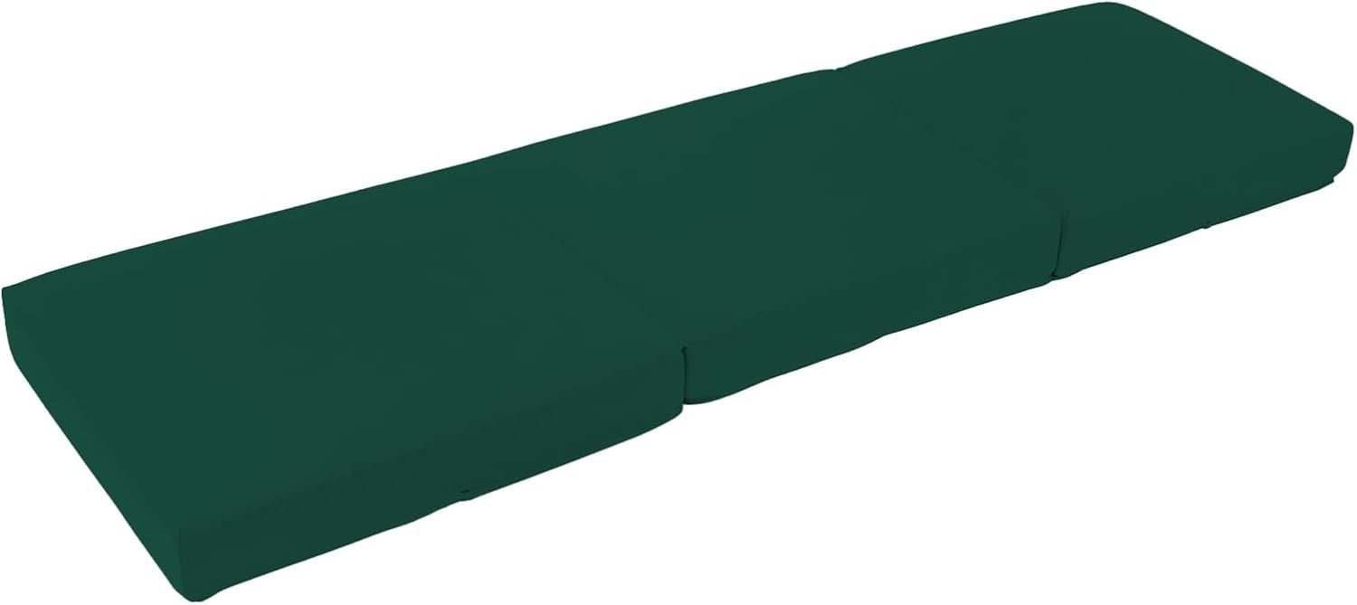 Foldable Foam Futon Mattress Chair Bed for Kids Adults Sleepover Lounge Green