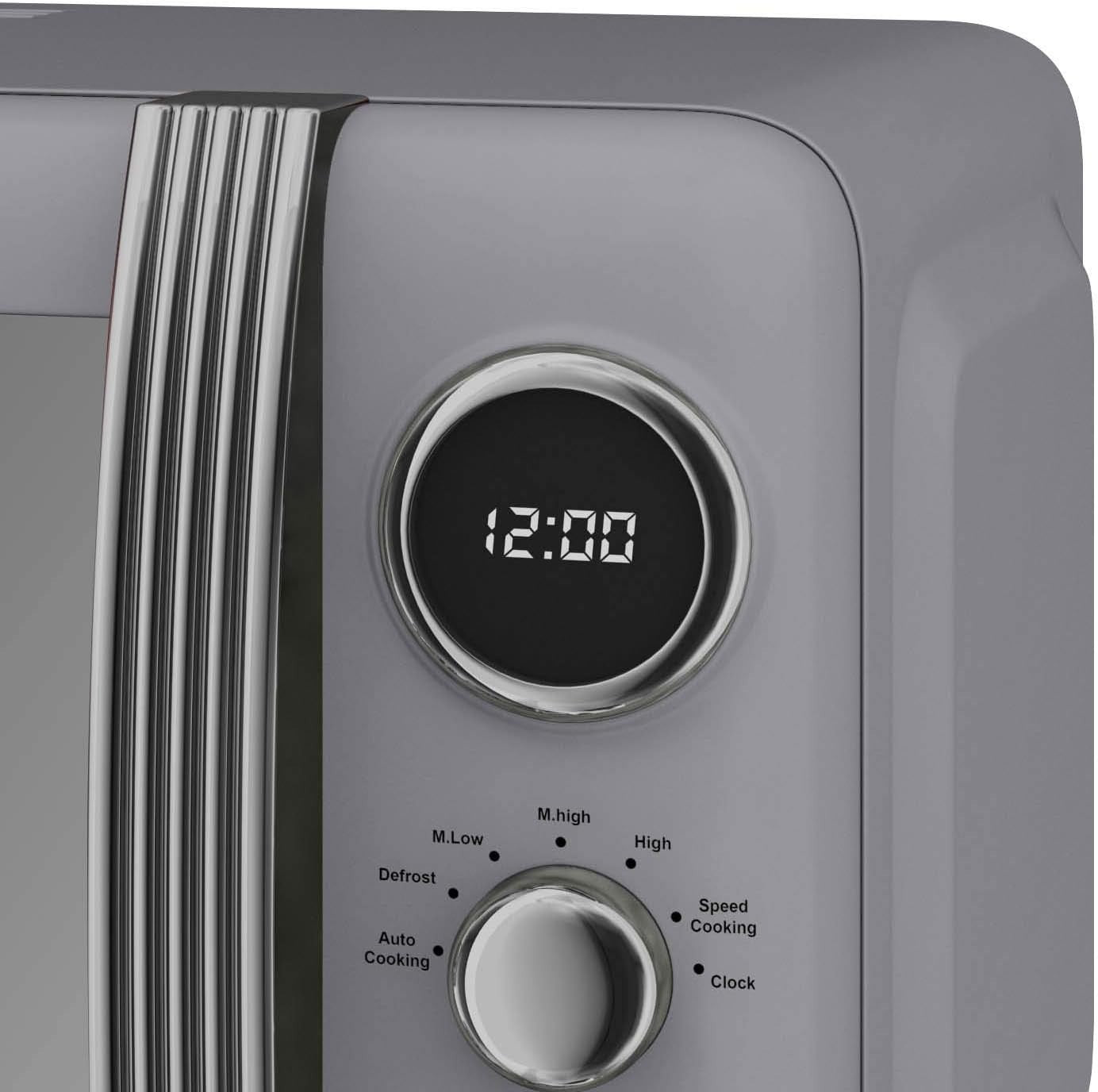3-Piece Kitchen Appliance Set: 20L Microwave, 1.5L Kettle & 4-Slice Toaster