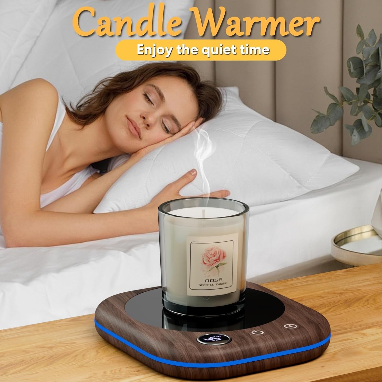 Smart Coffee Mug Warmer 3 Temp Control 12H Auto Shut Off