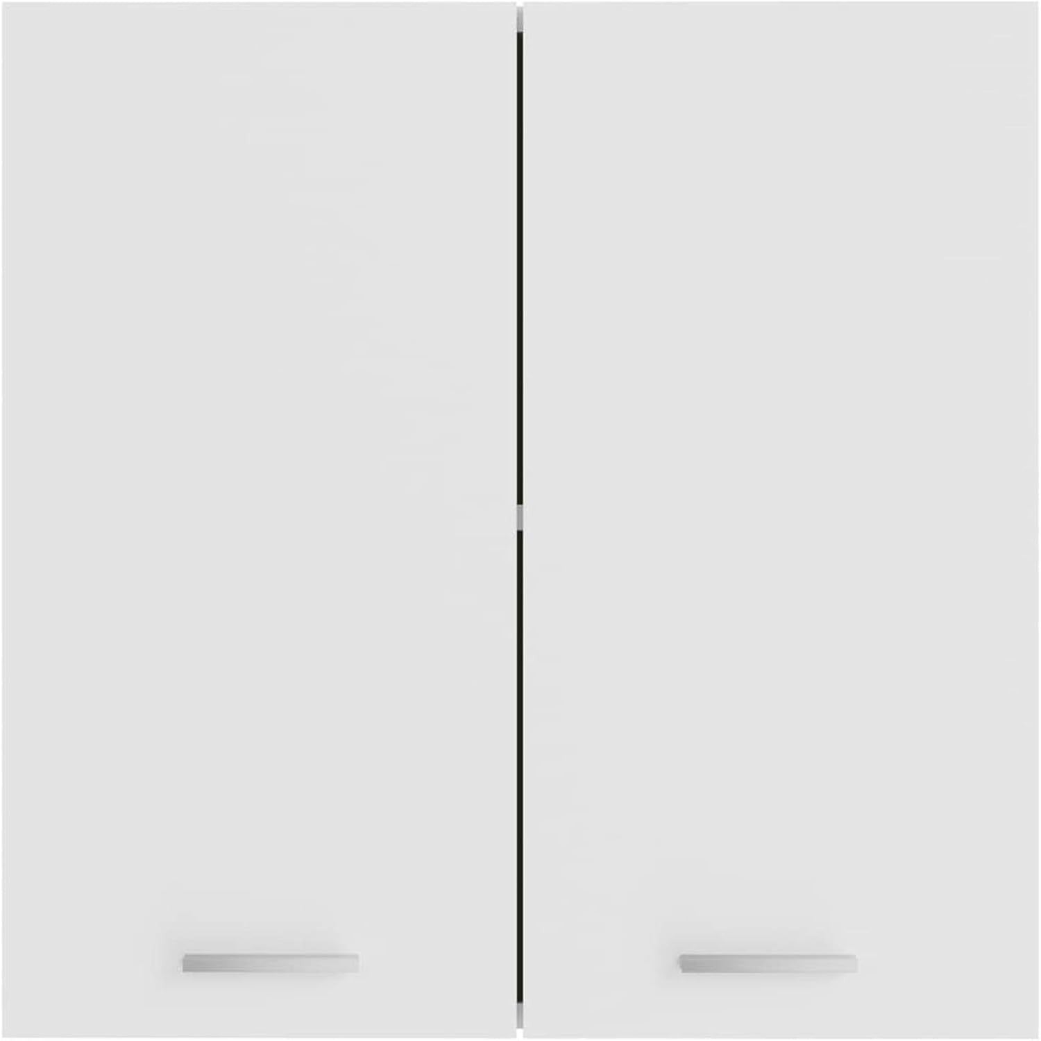 Wall Mounted Kitchen Cabinet White Cupboard Storage 60x31x60cm Shelves