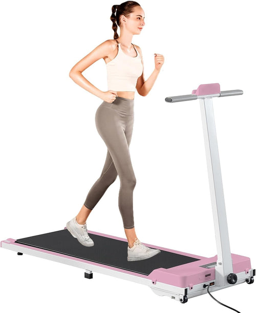 Foldable 3-in-1 Home Office Treadmill Walking Running Pad LED Remote