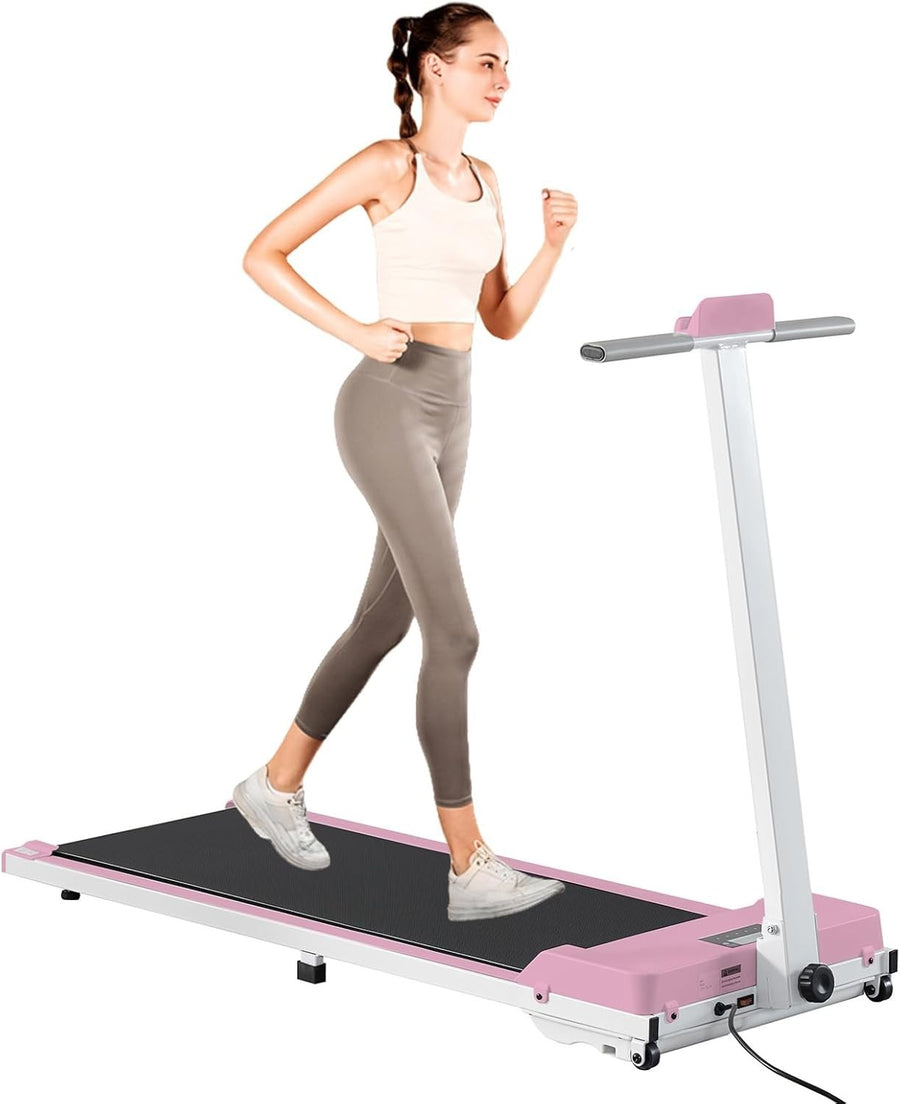 Foldable 3-in-1 Home Office Treadmill Walking Running Pad LED Remote