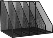 5-Tier Desk File Organizer | Vertical File Holder | Office Desktop Storage