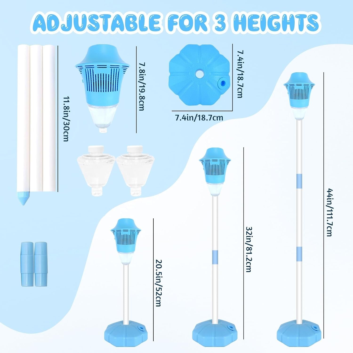 Standing Bubble Machine Lamp 47 Inch Rechargeable Light Music