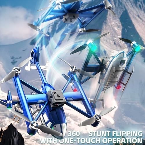 Brushless Drone 720P Dual Camera, Obstacle Avoidance, Orbit Mode, 2 Battery