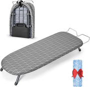 Foldable Tabletop Ironing Board Compact Non Slip With Iron Rest 82x32cm